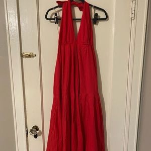NWT Free People Tiered Halter Dress Size XS
